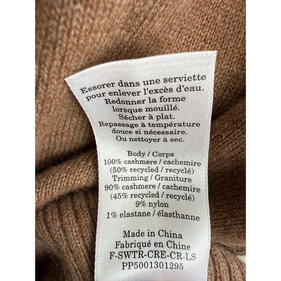 Everlane Women's Camel Crew Neck Sweater - Picture 7 of 9